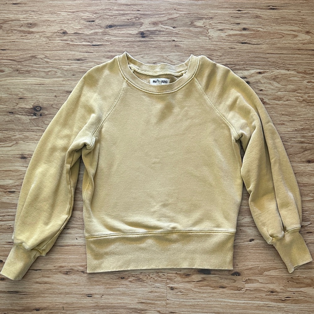 Golden Yellow Women's Crewneck Sweatshirt XXS Rivet &Thread